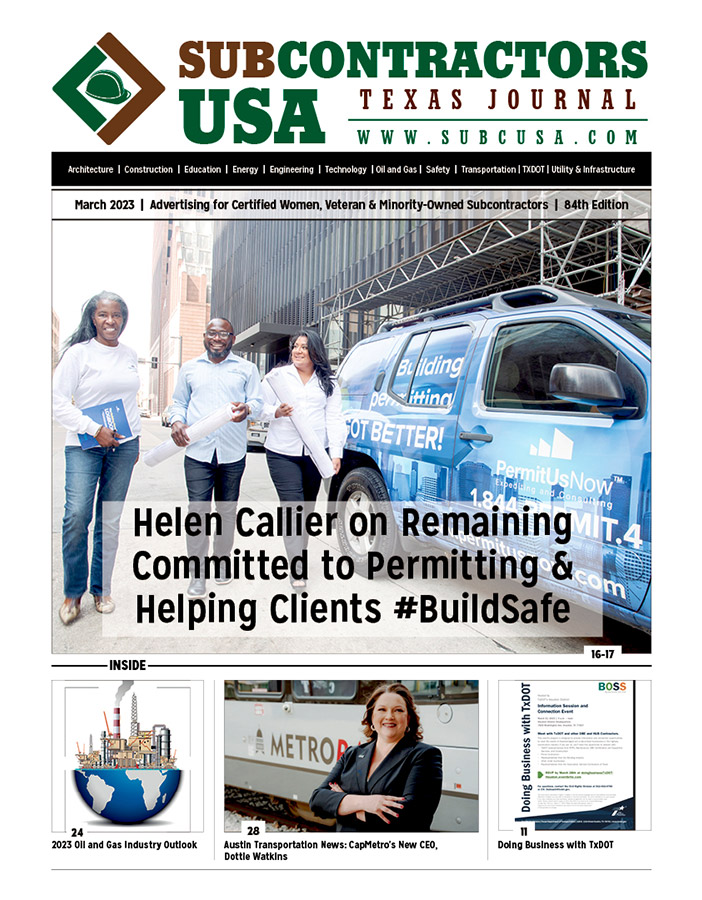 Hellen Callier With Her Team Helping Clients Getting Building Permits