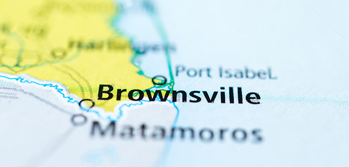 Brownsville, Texas on the map