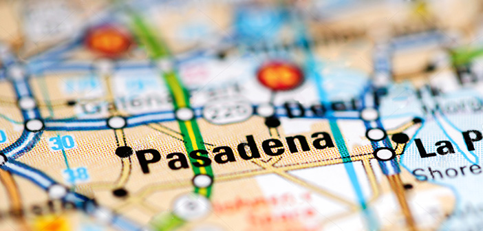 Pasadena, Texas on the map