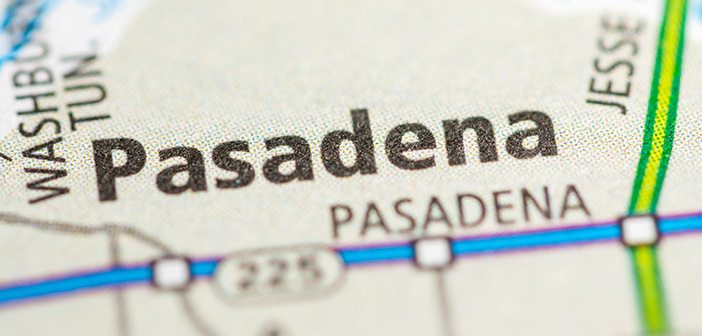 Pasadena, Texas on the map