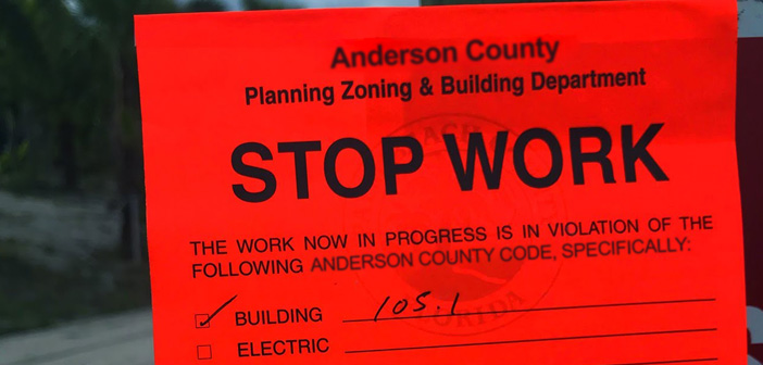 Red Tag Notice Anderson County Texas